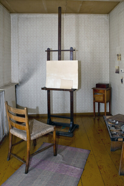 The exposition of M. K. Čiurlionis House-Museum, exhibition view. Courtesy of M. K. Čiurlionis National Museum of Art