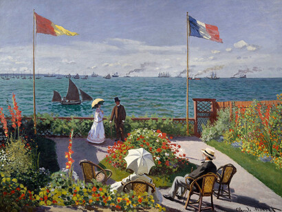 Claude Monet's The Garden at Sainte-Adresse