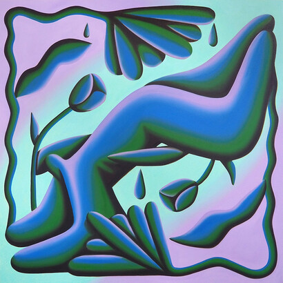 Jocelyn Tsaih, Diver, 2024. Courtesy of Hashimoto Contemporary