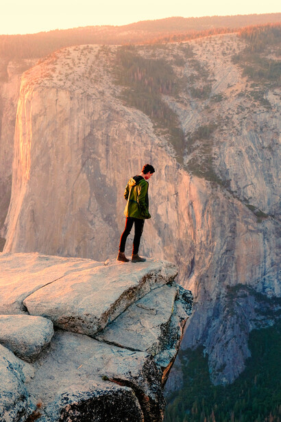 A man engaging in self-reflection amid the inviting silence of nature