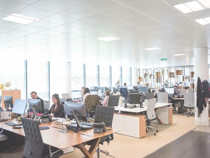 A bright and busy workplace that is filled with energy and activity gives renewed hope that this exercise of returning to work is meaningful