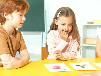 Alunos aprendem palavras