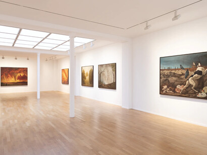 Antoine Roegiers, The great parade, exhibition view. Courtesy of Templon