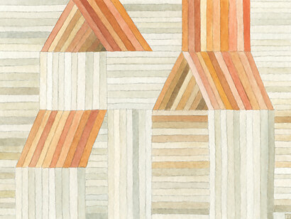 The inn, 16 x 12cm watercolour Mark Weighton 2023