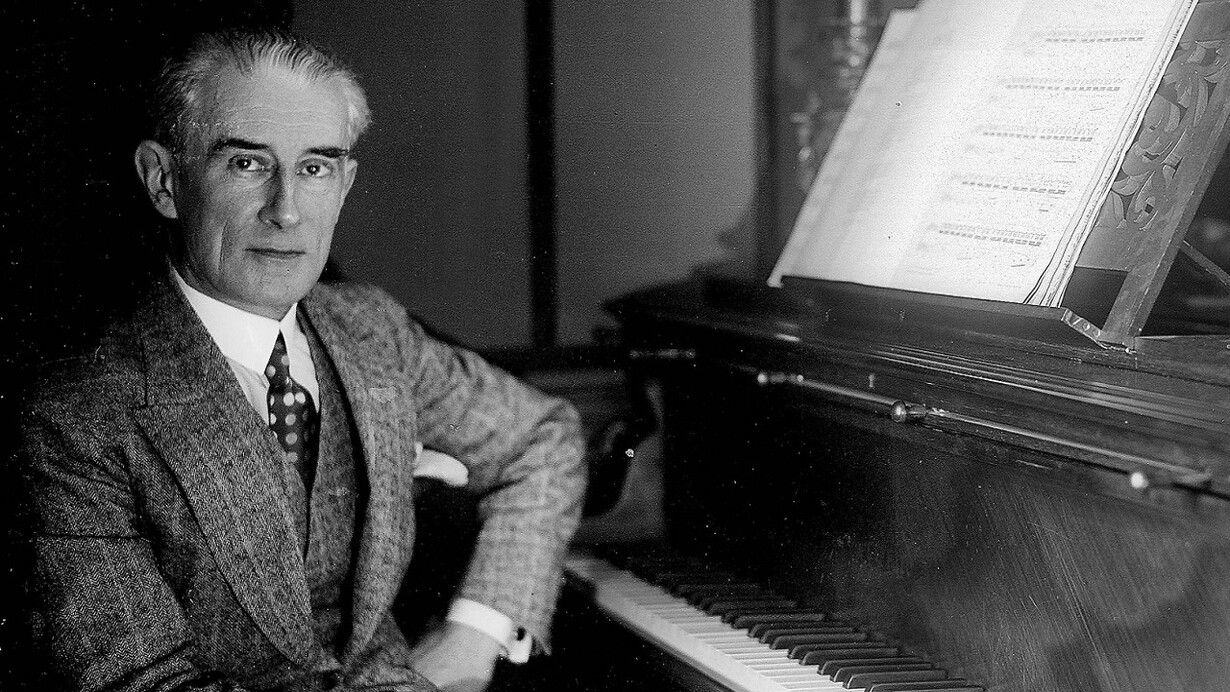 Il compositore Maurice Ravel (1875 - 1937)