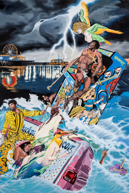 Nehemiah Cisneros, Exodus, 2025. Courtesy of Josh Lilley Gallery