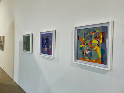 Matthew “Woody” Wood, Dream a little dream, exhibition view. Courtesy of Ro2 Art Gallery