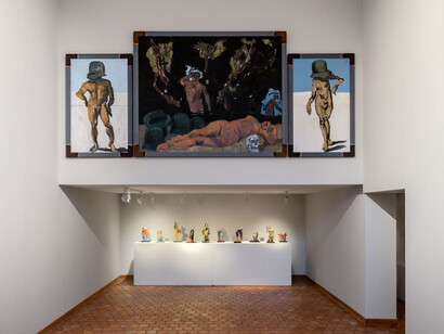 Markus Lüpertz, A lineage, exhibition view. Courtesy of Musée Maillol