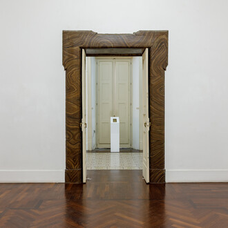 Various artists, Dove il futuro fu, il passato sarà, il forse è (Where the future was, the past will be, the maybe is), exhibition view. Courtesy of Galleria Tiziana Di Caro. Photo by Danilo Donzelli