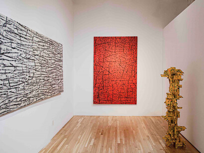 Installation view of Infinite Relation: Young Sup Han, Sylvia Wald and Po Kim Gallery, New York City (November 16, 2023–February 10, 2024)
