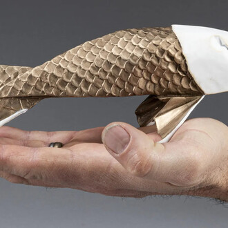 Kevin Box, Folded fish, mini. Courtesy of Bonner David Galleries