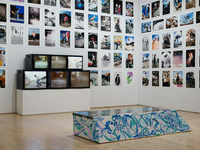 Various artist, Unity through skateboarding, exhibition view. Courtesy of San Francisco Museum of Modern Art