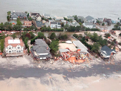New Jersey: Hurricane Sandy destroyed approximately 300 homes and damaged critical public and private infrastructure