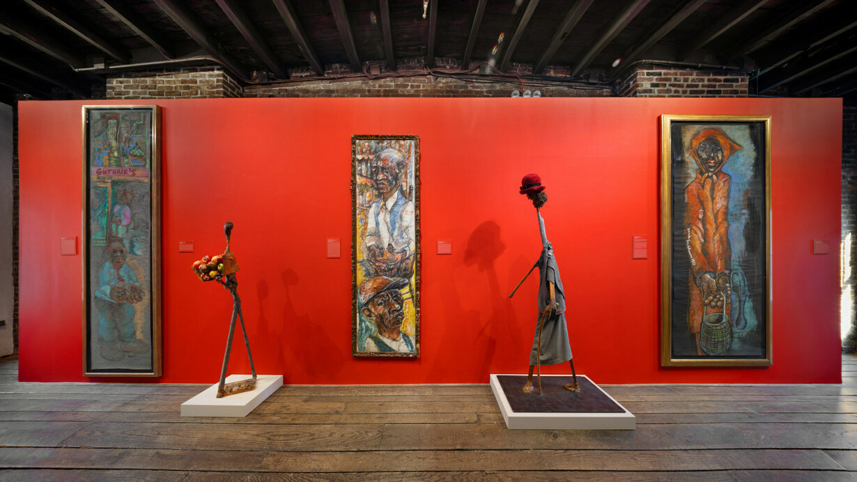Aminah Brenda Lynn Robinson, Character studies, exhibition view. Courtesy of Fort Gansevoort