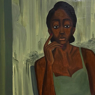 Praise Sanni-Adeniyi, For healing comes by the forthnight, 2025. Courtesy of Rele Gallery