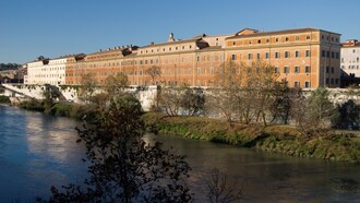 Roma, Italia, Complesso del San Michele, Prospetto su Lungotevere, ph. Omar Kheyraoui