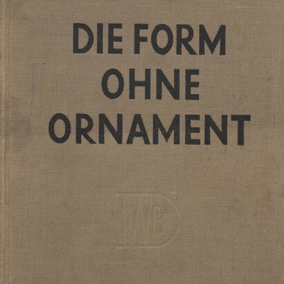 Unique Piece or Mass Product? Courtesy of Werkbund Archive