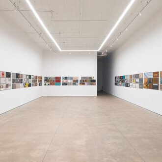 John Kelly, A friend gave me a book, exhibition view. Courtesy of P·P·O·W