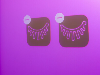 Linda Semadeni, Screen recordings, exhibition view. Courtesy of Migros Museum