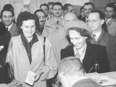 In 1945 women in Italy won the right to vote
