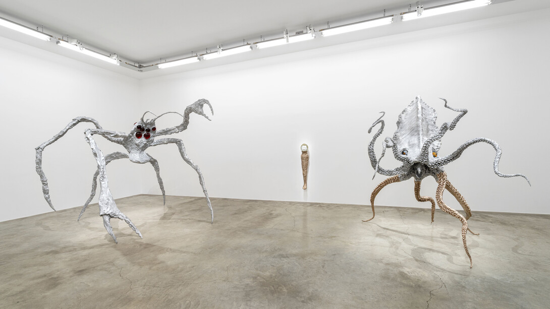 Jean-Marie Appriou, Exonaut horizon, exhibition view. Courtesy of Perrotin Galerie