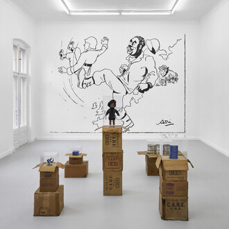 James Gregory Atkinson, Ebenholz, exhibition view. Courtesy of Galerie Thomas Schulte