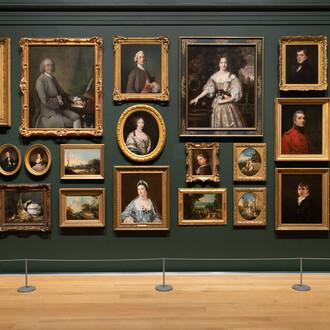 Threads of time: travel, trade and textiles, exhibition view. Courtesy of Auckland Art Gallery Toi o Tāmaki. Photography by David St George