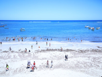 Nestled between the azure sea and the clear blue sky, Mogadishu's beaches offer a glimpse of serenity and natural splendor, beckoning visitors to experience the warmth and hospitality of Somali culture in a breathtaking coastal setting