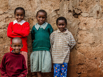 The bright smiles of the children remind us that hope and resilience thrive even in the toughest circumstances