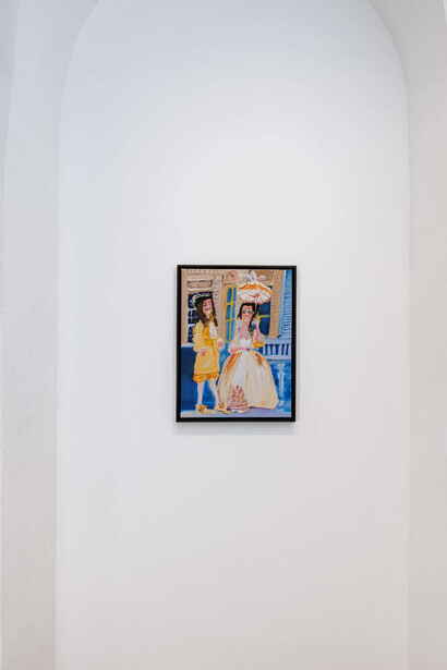 Genieve Figgis, Unearthly pursuits, exhibition view. Courtesy of Almine Rech
