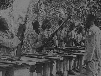 The Askari colonial troops in German East Africa, c. 1906