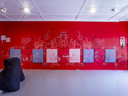 Catalina Schliebener Muñoz, Deep, deep woods, exhibition view. Courtesy of Mattress Factory