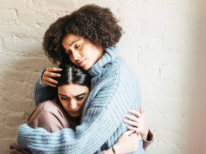 When someone is overwhelmed by difficult emotions, a caring friend’s embrace can be a lifeline in navigating the complexity of their feelings