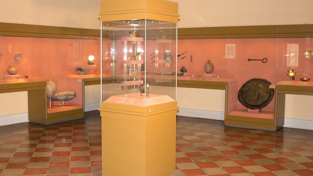 The Culture of the Caucasus, Exhibition view. Courtesy of The State Hermitage Museum