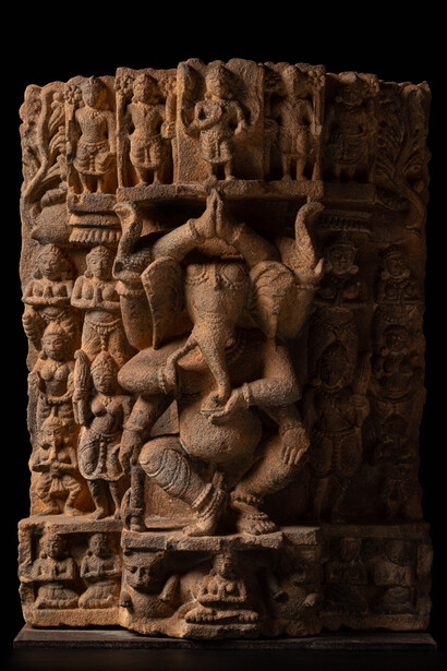 Dancing Ganesha, Central India, Madhya Pradesh, 10th century. Courtesy of Kapoor Galleries