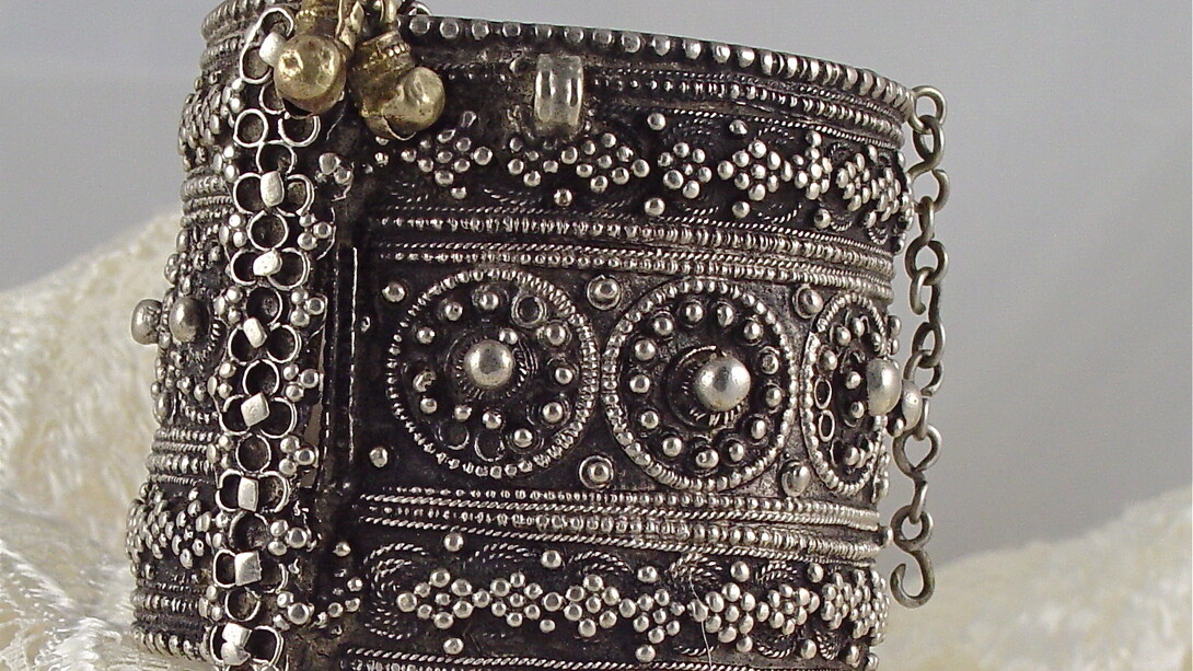 Anna Garner, Antique silver bracelet from Yemen, 2002
