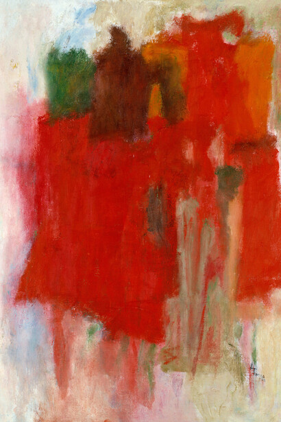 Alma Thomas, Red abstraction, 1959. Courtesy of Denver Art Museum