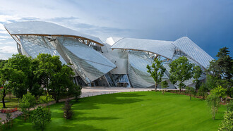 Fondation Louis Vuitton, a contemporary art museum and cultural centre sponsored by LVMH, Paris, France