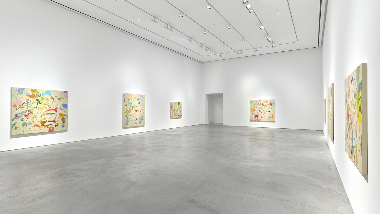 Sue Williams, Unspeakable, exhibition view. Courtesy of 303 Gallery