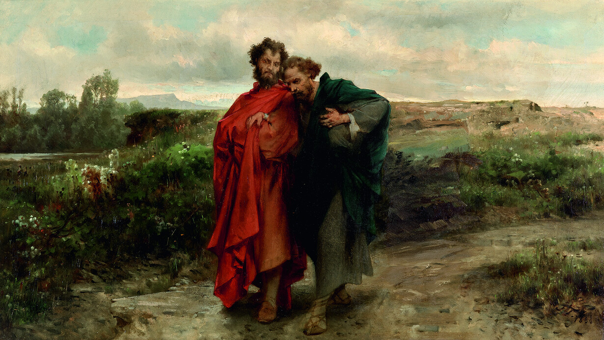 Johann Till the Younger, Road to Emmaus, 1888. Courtesy of Dom Museum Wien