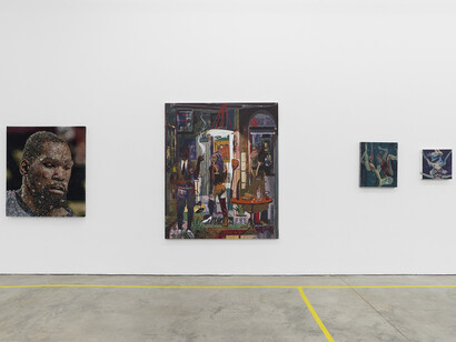 Title IX, 2023, installation view. Courtesy of the artists and The Hole, NYC