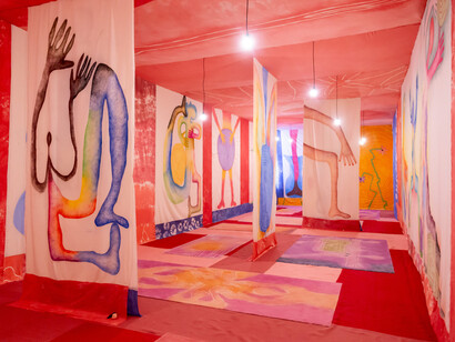 Celina Eceiza, Offering, exhibition view. Courtesy of Museo de Arte Moderno de Buenos Aires