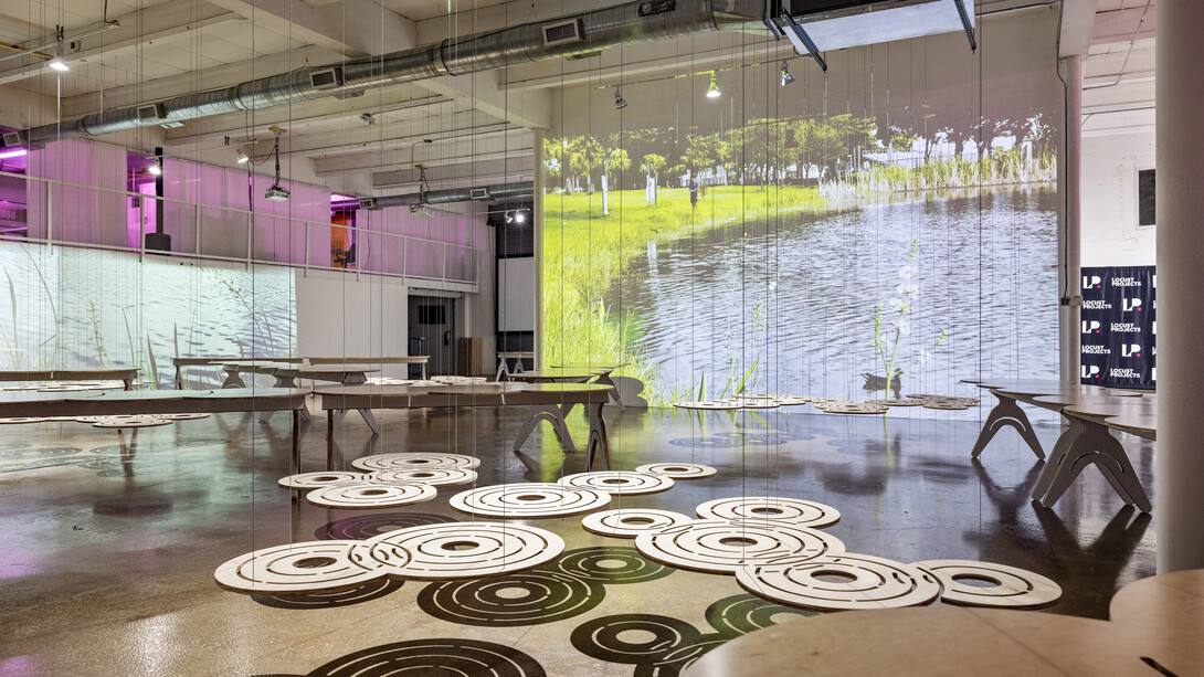 Alexandre Arrechea, Bare tool (Herramienta desnuda), exhibition view. Courtesy of Locust Projects