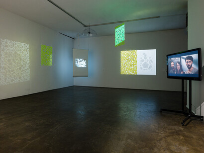 Various artists, To trace the line where your body cut the air, exhibition view. Courtesy of Smack Mellon