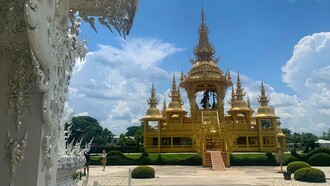 Wat Rong Khun, il Tempio Bianco, a Chiang Rai, Thailandia