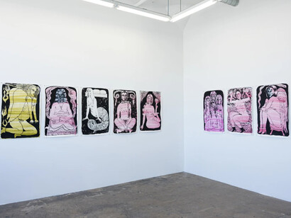 Elizabeth Malaska, Chimeras, exhibition view. Courtesy of Wilding Cran Gallery