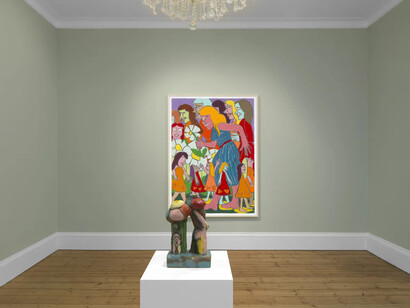 Ruby Neri, Chorus, exhibition view. Courtesy of Galleria Massimo De Carlo