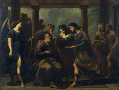 «Tobías cura la ceguera de su padre» (1640), Andrea Vaccaro