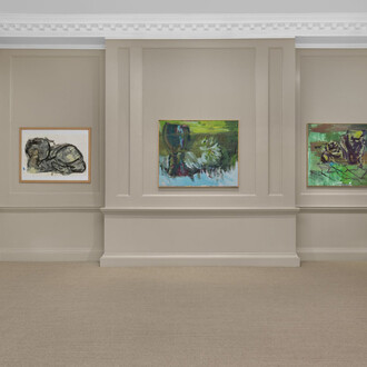 Per Kirkeby, Natures mortes, exhibition view. Courtesy of Michael Werner Gallery