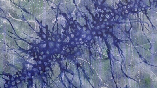 Alberto Di Fabio, Fotoni+magnetismo, Acrylic on canvas, 39 38 x 39 38 inches, 2013.